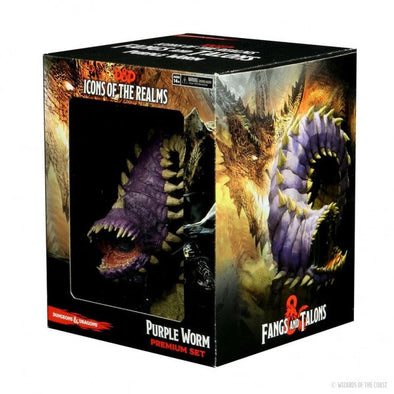 Dungeons and Dragons Minis - Icons of the Realms: Fangs & Talons - Purple Worm Set available at 401 Games Canada