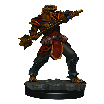 Dungeons and Dragons Minis - Icons of the Realms Premium Minis: Dragonborn Male Fighter available at 401 Games Canada