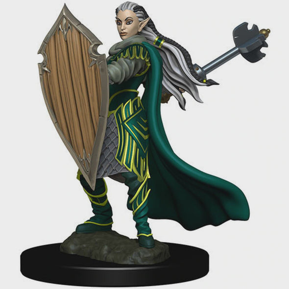 Dungeons and Dragons Minis - Icons of the Realms Premium Minis: Female Elf Paladin available at 401 Games Canada