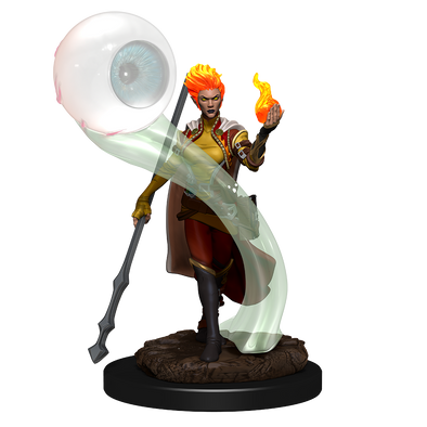 Dungeons and Dragons Minis - Icons of the Realms Premium Minis: Fire Genasi Wizard Female available at 401 Games Canada