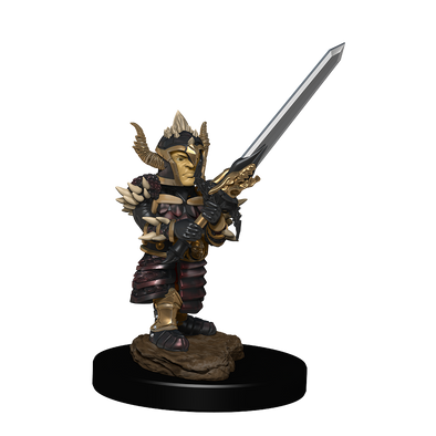 Dungeons and Dragons Minis - Icons of the Realms Premium Minis: Halfling Fighter Male available at 401 Games Canada