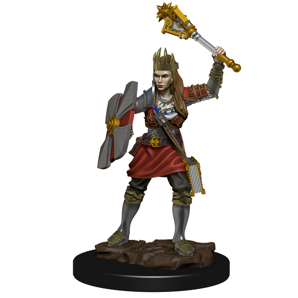 Dungeons and Dragons Minis - Icons of the Realms Premium Minis: Human Cleric Female available at 401 Games Canada