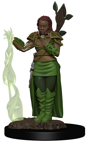 Dungeons and Dragons Minis - Icons of the Realms Premium Minis: Human Female Druid available at 401 Games Canada