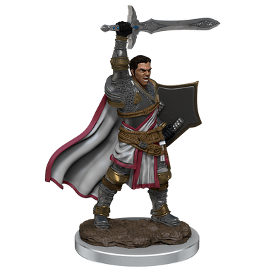 Dungeons and Dragons Minis - Icons of the Realms Premium Minis: Male Human Paladin available at 401 Games Canada