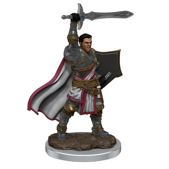 Dungeons and Dragons Minis - Icons of the Realms Premium Minis: Male Human Paladin available at 401 Games Canada