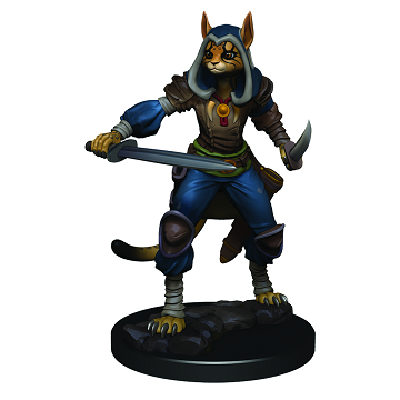 Dungeons and Dragons Minis - Icons of the Realms Premium Minis: Tabaxi Female Rogue available at 401 Games Canada