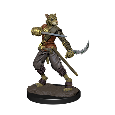 Dungeons and Dragons Minis - Icons of the Realms Premium Minis: Tabaxi Rogue Male available at 401 Games Canada