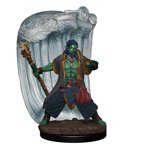 Dungeons and Dragons Minis - Icons of the Realms Premium Minis: Water Genasi Druid Male available at 401 Games Canada