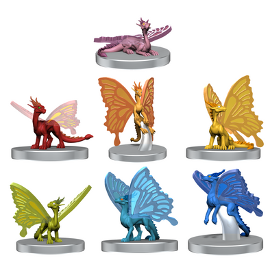 Dungeons and Dragons Minis - Icons of the Realms: Pride of Faerie Dragons available at 401 Games Canada