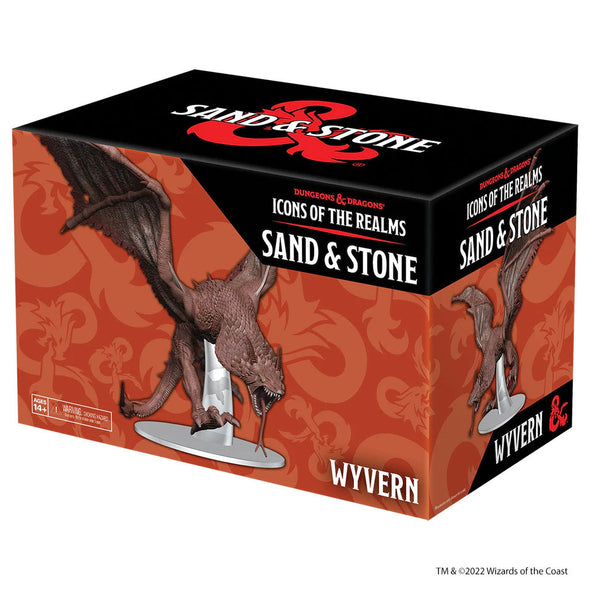 Dungeons and Dragons Minis - Icons of the Realms: Sand and Stone - Wyvern available at 401 Games Canada