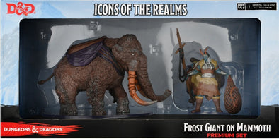 Dungeons and Dragons Minis - Icons of the Realms: Snowbound - Frost Giant/Mammoth Premium Set available at 401 Games Canada