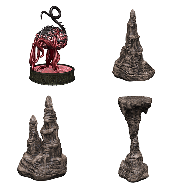 Dungeons and Dragons Minis - Icons of the Realms: Volo's and Mordenkainen's Foes - Elder Brain Premium Set available at 401 Games Canada