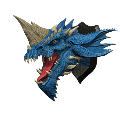 Dungeons and Dragons - Trophy Plaque: Blue Dragon available at 401 Games Canada