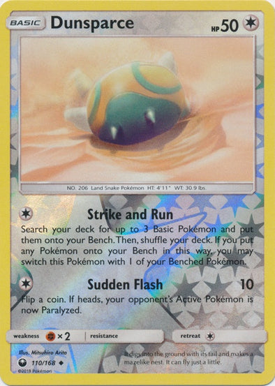 Dunsparce - 110/168 - Uncommon - Reverse Holo available at 401 Games Canada