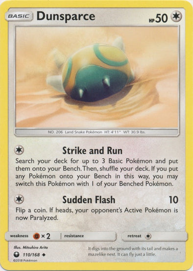 Dunsparce - 110/168 - Uncommon available at 401 Games Canada