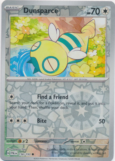 Dunsparce - 156/193 - Common - Reverse Holo available at 401 Games Canada