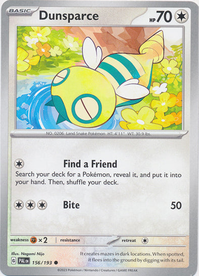 Dunsparce - 156/193 - Common available at 401 Games Canada