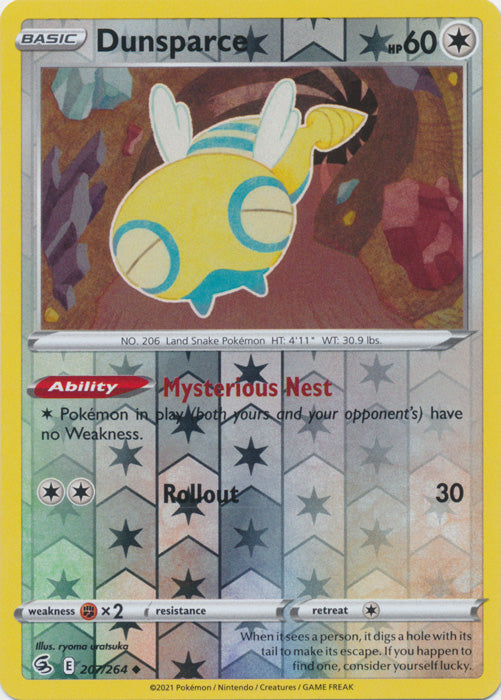 Dunsparce - 207/264 - Uncommon - Reverse Holo available at 401 Games Canada
