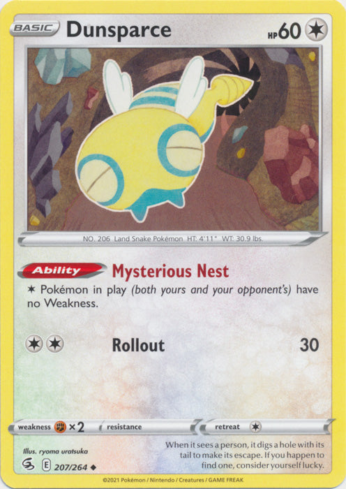 Dunsparce - 207/264 - Uncommon available at 401 Games Canada