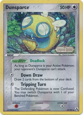 Dunsparce - 31/92 - Uncommon - Reverse Holo available at 401 Games Canada