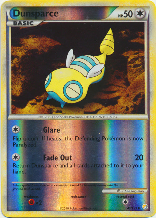 Dunsparce - 41/123 - Uncommon - Reverse Holo available at 401 Games Canada