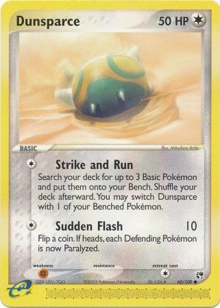 Dunsparce - 60/100 - Common available at 401 Games Canada