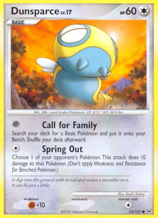 Dunsparce - 73/127 - Common available at 401 Games Canada