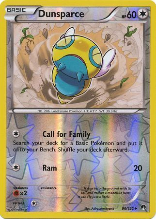 Dunsparce - 90/122 - Uncommon - Reverse Holo available at 401 Games Canada