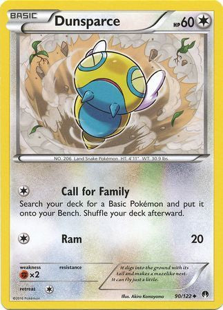 Dunsparce - 90/122 - Uncommon available at 401 Games Canada