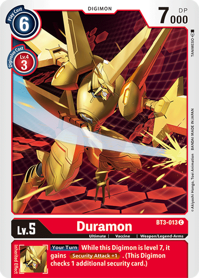 Duramon - BT3-013 - Common available at 401 Games Canada