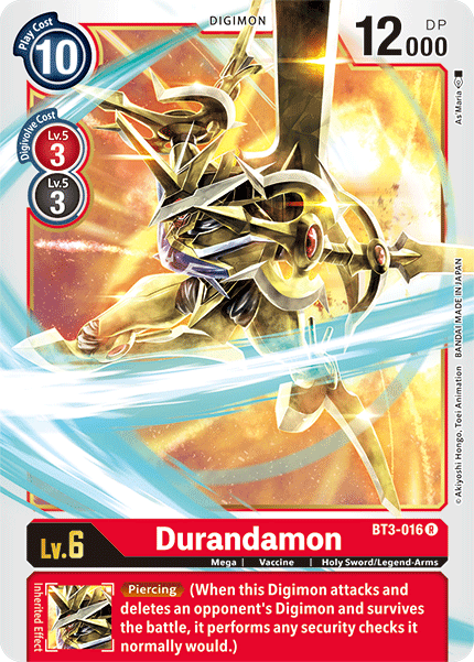 Durandamon - BT3-016 - Rare available at 401 Games Canada