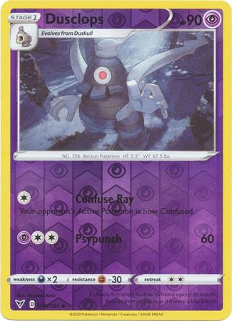 Dusclops - 070/185 - Uncommon - Reverse Holo available at 401 Games Canada