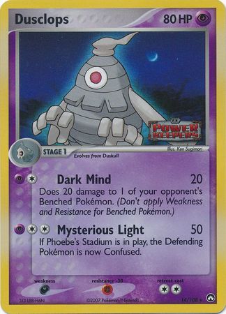 Dusclops - 14/108 - Rare - Reverse Holo available at 401 Games Canada