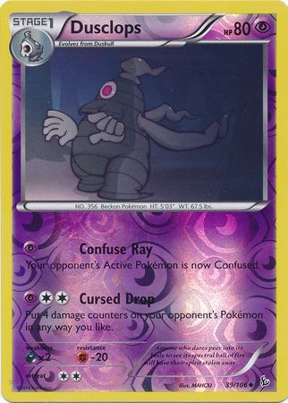 Dusclops - 39/106 - Uncommon - Reverse Holo available at 401 Games Canada