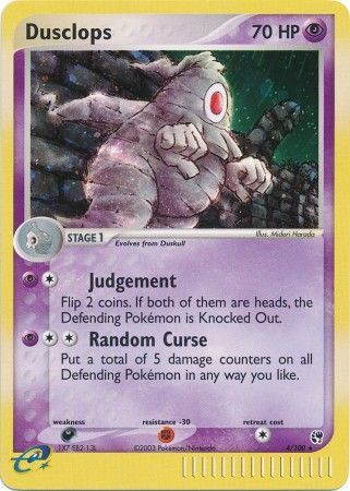 Dusclops - 4/100 - Holo Rare available at 401 Games Canada