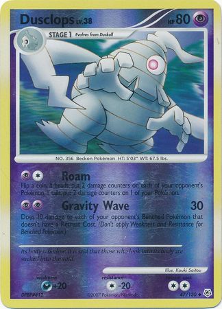 Dusclops - 47/130 - Uncommon - Reverse Holo available at 401 Games Canada