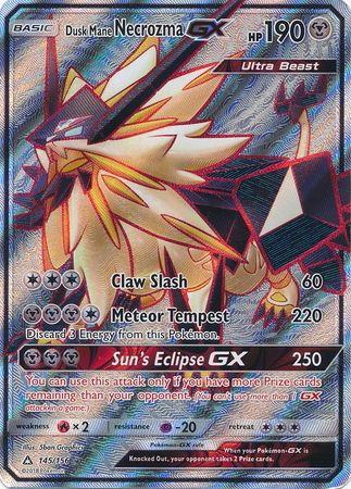 Dusk Mane Necrozma GX - 145/156 - Full Art Ultra Rare available at 401 Games Canada