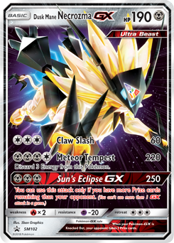 Dusk Mane Necrozma GX - SM102 - Holo Promo available at 401 Games Canada