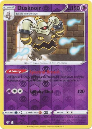 Dusknoir - 071/185 - Holo Rare - Reverse Holo available at 401 Games Canada