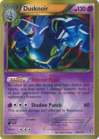 Dusknoir - 104/101 - Secret Rare available at 401 Games Canada