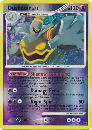 Dusknoir - 1/100 - Holo Rare - Reverse Holo available at 401 Games Canada