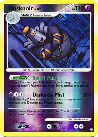 Dusknoir - 17/100 - Rare - Reverse Holo available at 401 Games Canada