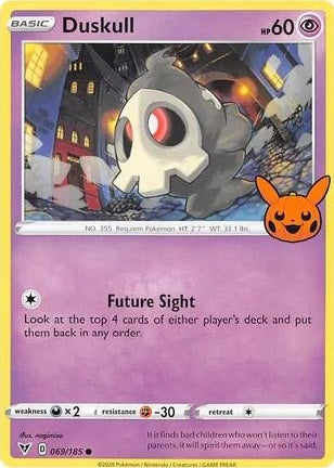 Duskull - 069/185 - Promo (Trick or Trade BOOster Bundle) available at 401 Games Canada