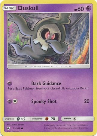 Duskull - 51/147 - Common available at 401 Games Canada