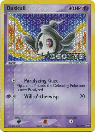 Duskull - 58/107 - Common - Reverse Holo available at 401 Games Canada