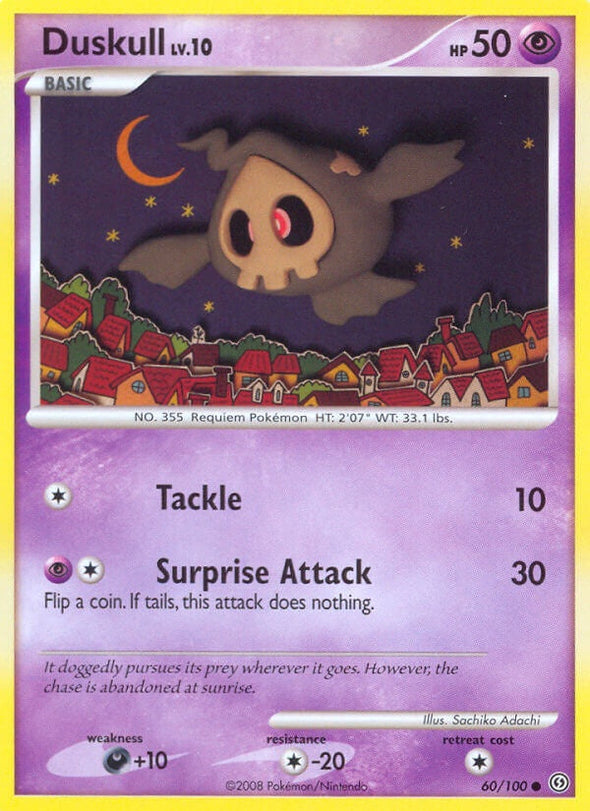 Duskull - 60/100 - Common available at 401 Games Canada