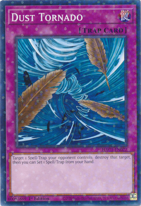 Dust Tornado - HAC1-EN027 - Duel Terminal Normal Parallel Rare available at 401 Games Canada