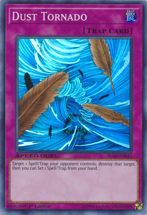 Dust Tornado - SBAD-EN043 - Super Rare - 1st Edition available at 401 Games Canada
