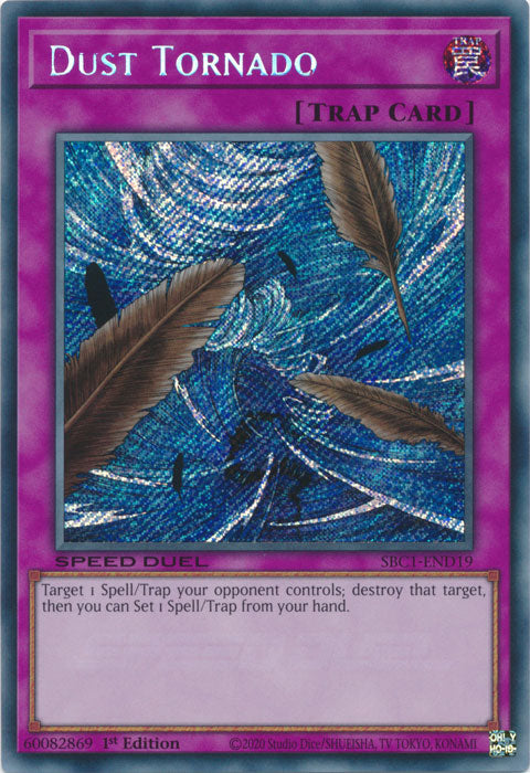 Dust Tornado (Secret Rare) - SBC1-END19 - Secret Rare - 1st Edition available at 401 Games Canada