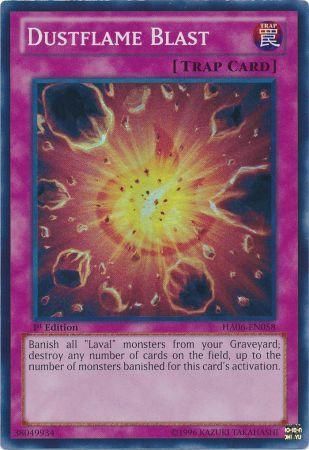 Dustflame Blast - HA06-EN058 - Super Rare - 1st Edition available at 401 Games Canada